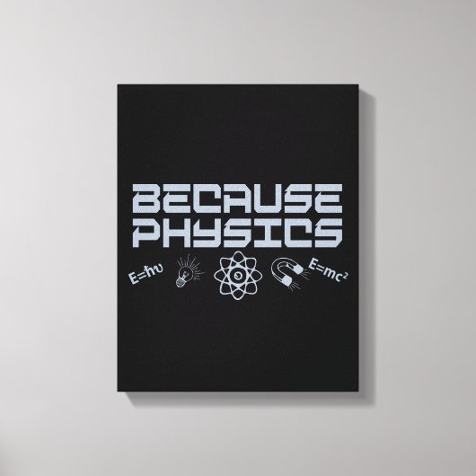 Toile Parce que la physique (Recto)
