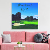 Toile Parcours de golf Grip it et Rip it (Insitu(Salon))