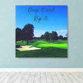 Toile Parcours de golf Grip it et Rip it (Insitu (Plancher de Bois))