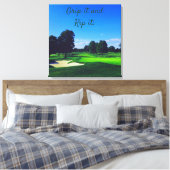 Toile Parcours de golf Grip it et Rip it (Insitu(Chambre))