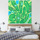 Toile Parcours De Golf Par Golf Vert (Insitu(Chambre))