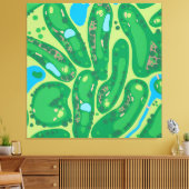 Toile Parcours De Golf Par Golf Vert (Insitu(Salon))