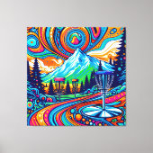 Toile Parcours de golf Psychedelic Disk (Recto)