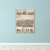 Toile Parcs et livres de l'Atlantique, de l'Iowa (Insitu (Plancher de Bois))