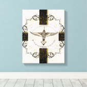 Toile Pardonnez-leur TOUJOURS un colibri inspirant (Insitu (Plancher de Bois))