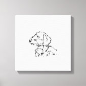 Toile Parent de chien teckel à poil dur (Recto)