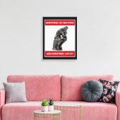 Toile Parfois je m'assieds et réfléchis et parfois je m' (Insitu(Salon))