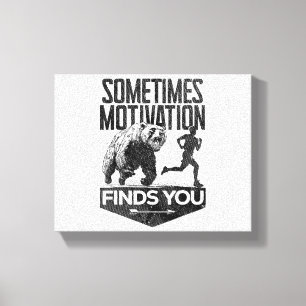 Toile Parfois, Motivation Trouve Vous Drôle Courir Motiv
