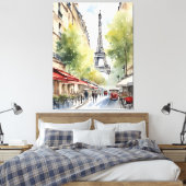 Toile Paris aquarelle (Insitu(Chambre))