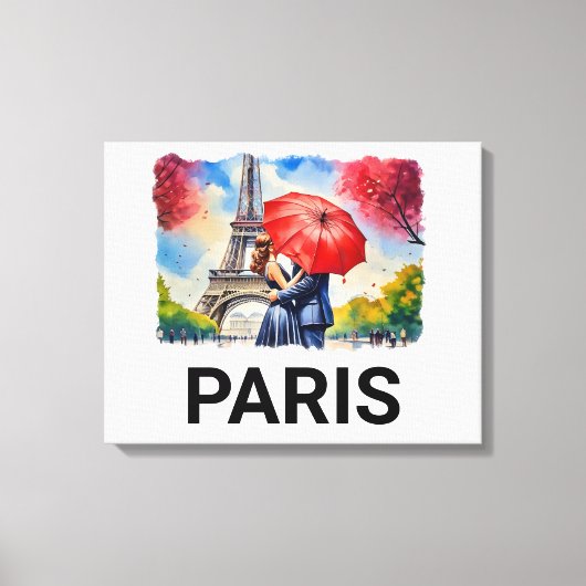 Toile PARIS au printemps (Recto)