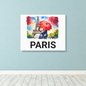 Toile PARIS au printemps (Insitu (Plancher de Bois))
