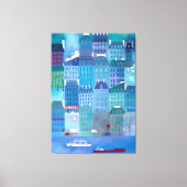 Toile Paris Blues (Recto)