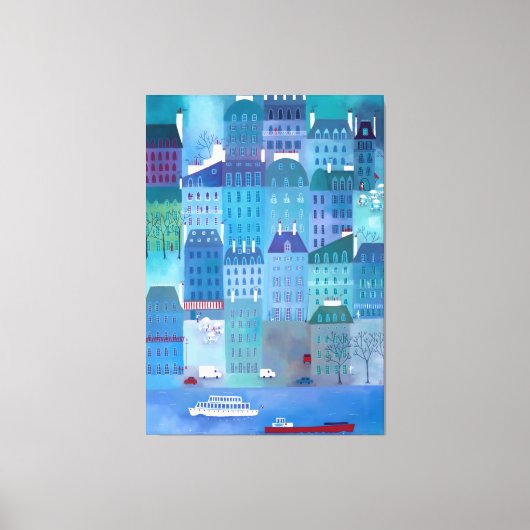 Toile Paris Blues (Recto)