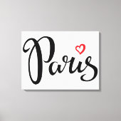 Toile Paris Brush Lettering (Recto)