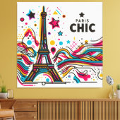 Toile Paris Chic Vibes #2 (Insitu(Salon))