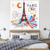 Toile Paris Chic Vibes #3 (Insitu(Chambre))
