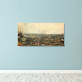 Toile Paris depuis Montmartre par Vincent van Gogh (Insitu (Plancher de Bois))