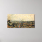 Toile Paris depuis Montmartre par Vincent van Gogh (Recto)