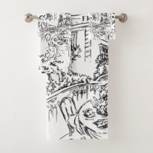 Toile Paris Eiffel noir et blanc (En situation)