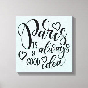 Toile Paris est toujours un bon manuscrit d'idée