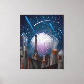 Toile Paris Fireworks (Recto)