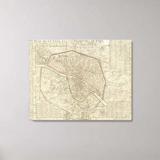 Toile Paris France (Recto)