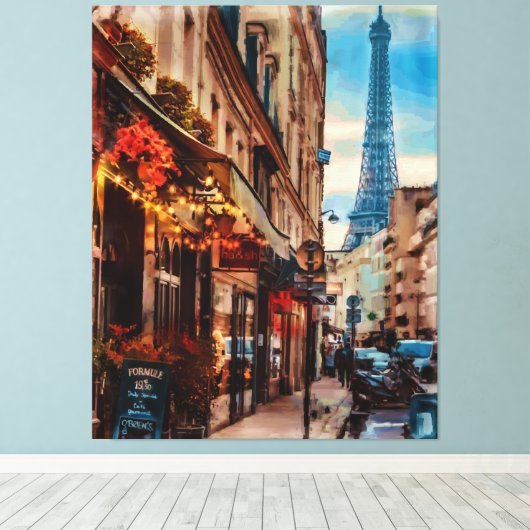 Toile Paris France (Insitu (Plancher de Bois))