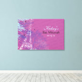 Toile PARIS FRANCE FRANCE Bar Bat mitzvah Carte d'entrée (Insitu (Plancher de Bois))