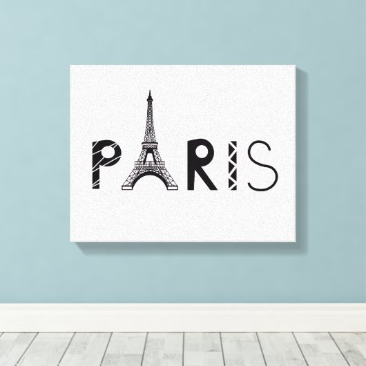 Toile Paris, France | Tour Eiffel (Insitu (Plancher de Bois))