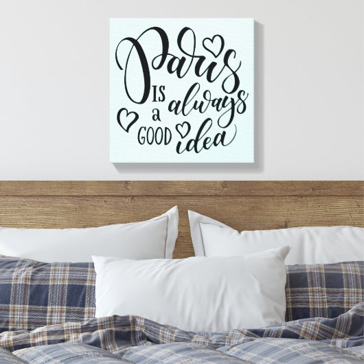 Toile Paris Is Always A Good Idea Script (Insitu(Chambre))
