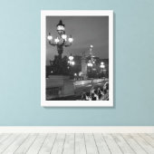 Toile Paris la nuit (Insitu (Plancher de Bois))