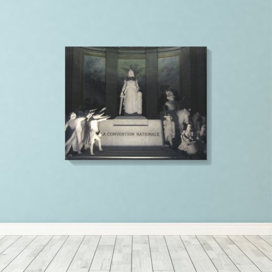 Toile Paris - Le Panthéon (Insitu (Plancher de Bois))