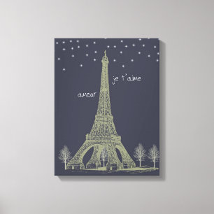 Toile Paris Nuit