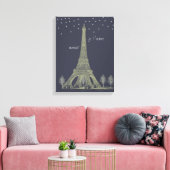 Toile Paris Nuit (Insitu(Salon))