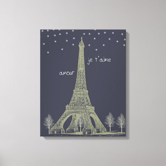 Toile Paris Nuit (Recto)
