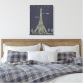 Toile Paris Nuit (Insitu(Chambre))