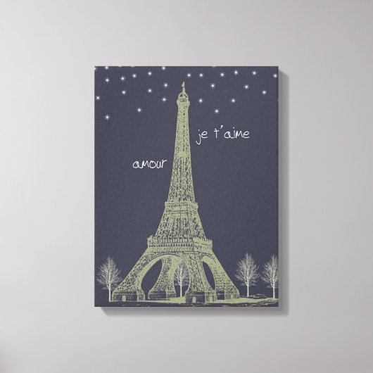 Toile Paris Nuit (Recto)