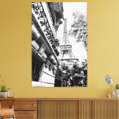 Toile Paris Photographie Décor en noir et blanc (Insitu(Salon))