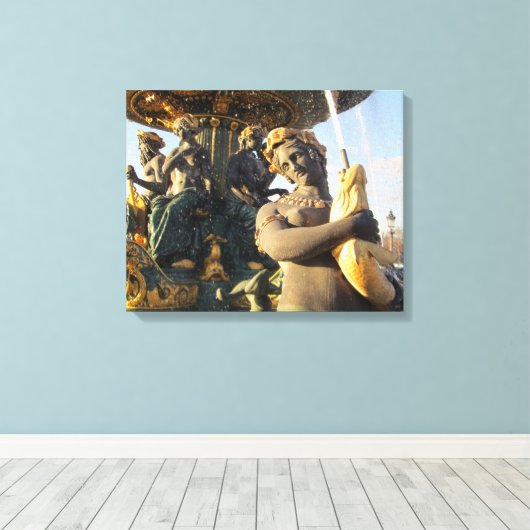 Toile Paris - Place de la Concorde (Insitu (Plancher de Bois))