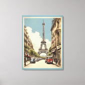 Toile Paris poster vintage (Recto)
