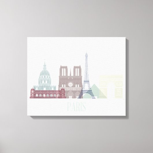 Toile Paris Skyline (Recto)