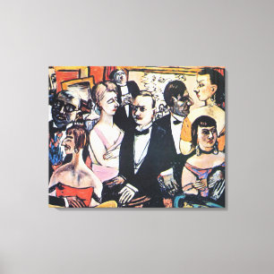 Toile Paris Society, art de Max Beckmann,