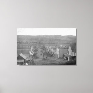 Toile Paris, TexasVue aérienne de TownParis, TX