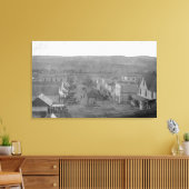 Toile Paris, TexasVue aérienne de TownParis, TX (Insitu(Salon))