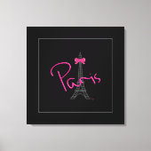 Toile Paris, Tour Eiffel avec arc Moderne (Recto)