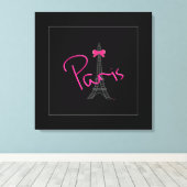 Toile Paris, Tour Eiffel avec arc Moderne (Insitu (Plancher de Bois))