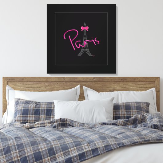 Toile Paris, Tour Eiffel avec arc Moderne (Insitu(Chambre))