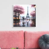 Toile Parisian Spring Rain (Insitu(Salon))