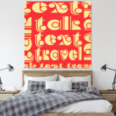 Toile Parler Texte Voyager (Insitu(Chambre))