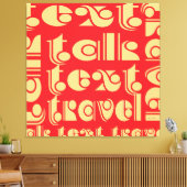Toile Parler Texte Voyager (Insitu(Salon))